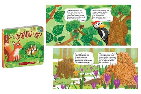 Книга. ХТО СХОВАВСЯ У ЛІСІ? КНИЖКА?СХОВАНКА Василь Федієнко.  Шко6141