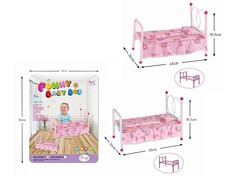 Ліжечко арт. CS7867-1/2 (36шт/2)   мікс 2 види, р-р ліжка 26*43*30,5 короб. 32*25см