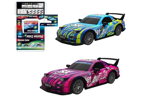 Машина р/к арт.  UJ99-P228 (60шт/2) батар. 2кольора, короб. 26,3*12,7*10,4см