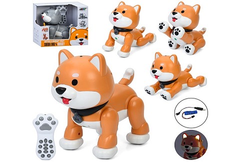 Тварина K47 (12шт) д/к(ІЧ), собака, 20см, акум, сенсорний, музика, звук, світло, танцює, команди, ре