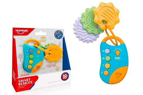 Гра HE0559 (48шт) брелок, 13см, прорізувач (текстурні деталі), музика, світло, на бат-ці, в кор-ці,