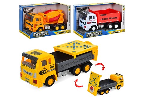 Будтехніка 89002B-1-2-3 (30шт) будтехніка, 23см, пластик, інер-я, 3види, в кор-ці, 27,5-17-10см