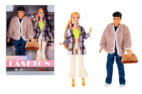 Лялька ST9958-11 (20шт) 2шт, 30см, сім'я, шарнірні, аксесуари, в кор-ці, 22-32,5-6см