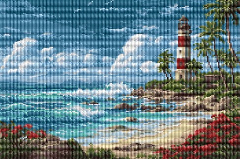 Набір з алмазною мозаїкою Таємниця води" 40х50см  AMO20262"