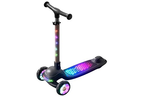 Самокат триколісний Skyper" M-290-34L (6) колеса PU 125х35мм зі світлом, музика та підсвічування пл"