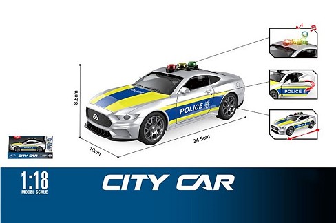 Машина POLICE арт.WY1162F (36шт/2) батар.свiтло,звук,короб.28,4*12*14,5см