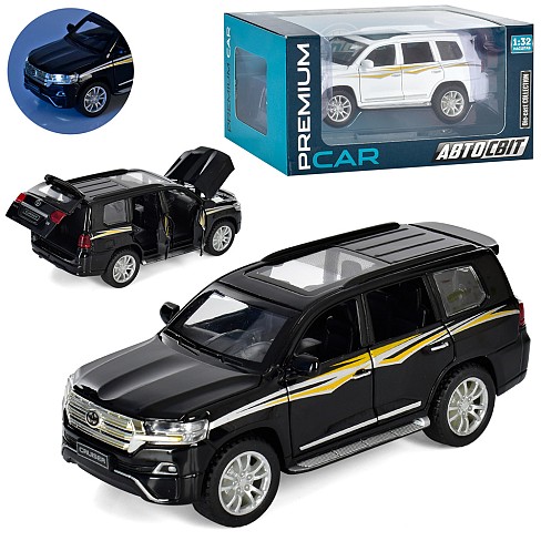 Джип AP-1733 (18шт) АвтоСвіт, 1:32, метал, інер-й, 15,5см, зв, св, 2кол, бат(табл), в кор-ці, 19,5-1