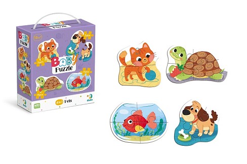300688 Пазл 4 в 1 «Baby puzzle. Домашні тварини»