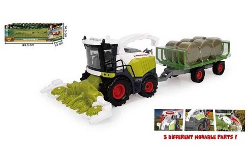 Комбайн 550-8 C (36/2) звук, підсвічування, інерція, причеп, рухливі елементи, в коробці