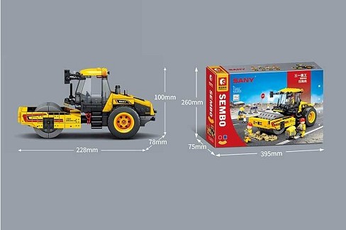 Конструктор 712021 (18) Каток", 423 деталі, в коробці"