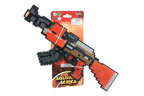 Автомат 16036 (96шт) MK, EVA, 38,5см, на листі, 15-40,5-1,5см