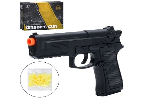 Пістолет V320 (48шт) 21,5см, пластикові кулі, в кор-ці, 22,5-16-3,5см