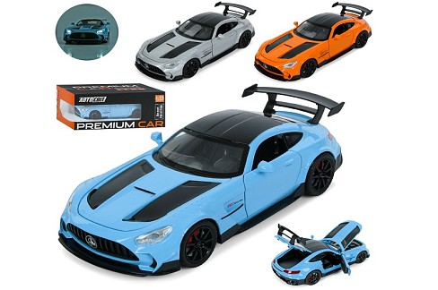 Машина AP-1988 (12шт) АвтоСвіт,1:22,метал,інерц, 20см, звук,світло,відчиняються двері/багажник/капот