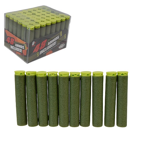 Поролонові знаряди арт. FJ8031 (96шт/2) 48шт короб. 10,5*7,8*7см