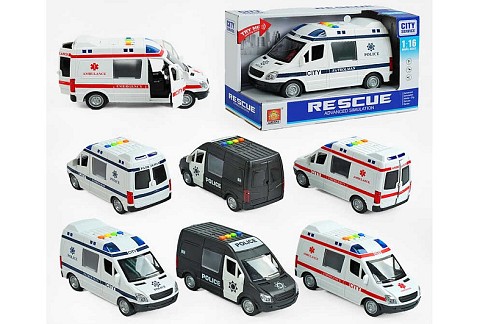 Машина WY 590 А/ WY 590 В/ 590 С (36) 3 види, світло, звук, інерція, в коробці, МІКС ВИДІВ