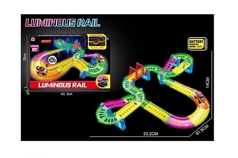 Трек 888-132 з машинкою батар.світ.кор.43,2*7,2*28 /36/