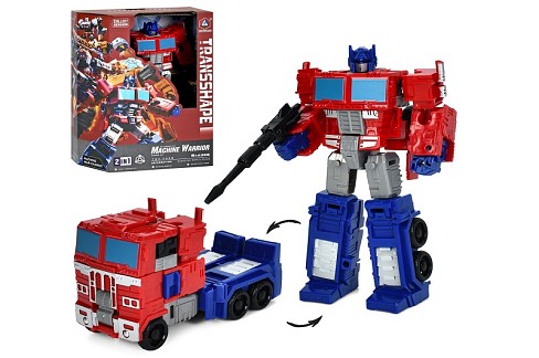 Трансформер HD129 (36шт) TF, робот 20см+трейлер, метал+пластик, в кор-ці, 17,5-24-8см