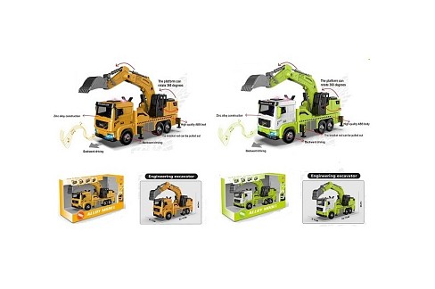 Будтехніка 199-2C/2D екскаватор метал.інерц.батар.муз.світ.2кол.кор.27*9,5*15 /48/