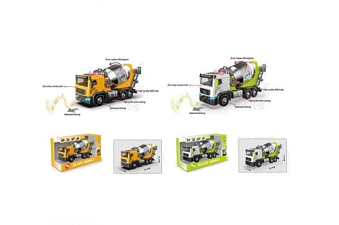 Будтехніка 199-4C/4D бетонозмішувач метал.інерц.батар.муз.світ.2кол.кор.27*9,5*15 /48/