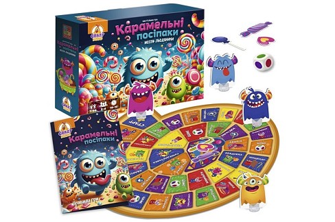 Гра настільна Vladi Toys маршрутна. Карамельні посіпаки VT8055-45 (укр)