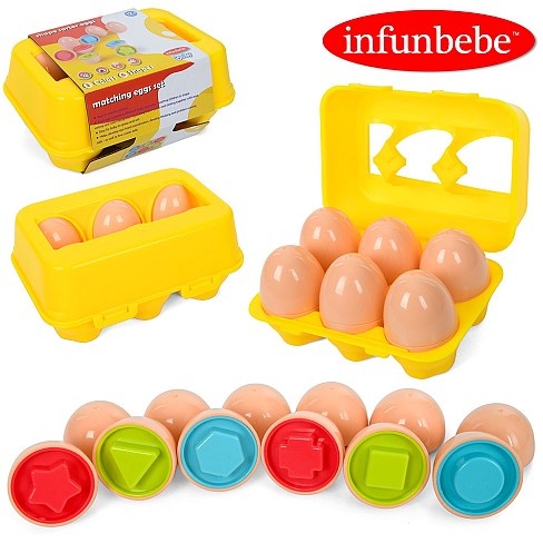 Гра PLE12-6 (18шт) яйця-пазли 6шт, лоток, в карт.обгортці, 15-8-11см