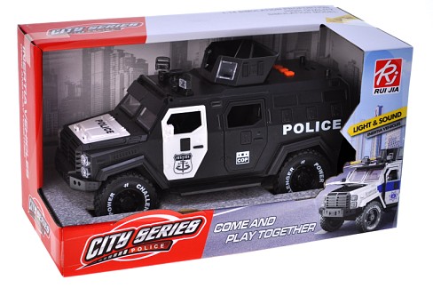 Машина інерційна RJ9808B Поліція" озвучена, зі світлом, в коробці YG Toys"