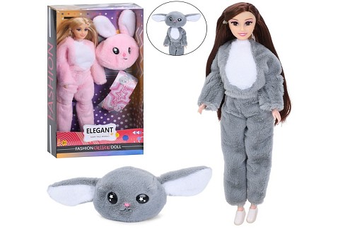 Лялька YE-105 (24шт) 30см, шарнірна, аніматор (костюм тварини), 2 види, в кор-ці, 17,5-33-5,5см