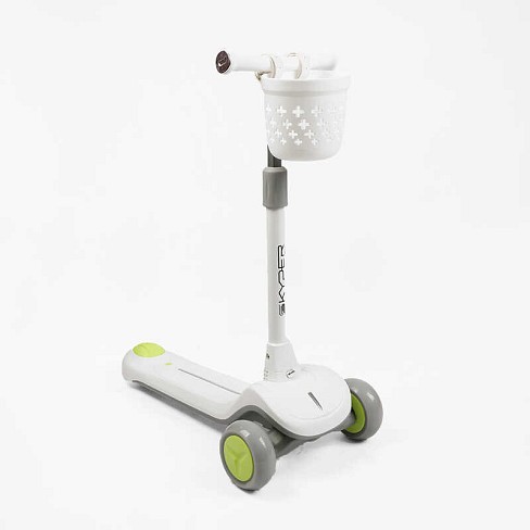 Самокат триколісний Skyper" J-365/19 (4) колеса PU 120х45мм зі світлом, музика та підсв. платформи"