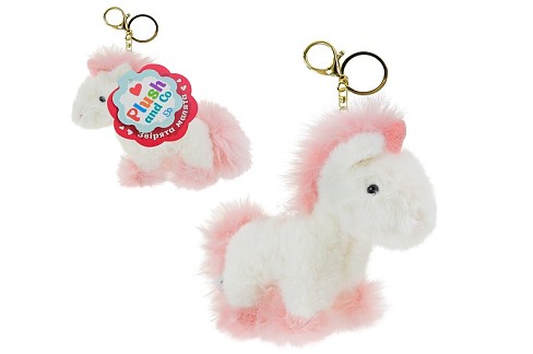 М'яка іграшка Plush and Co арт. PLC25022 (200шт) рожевий єдиноріг брелок 15см