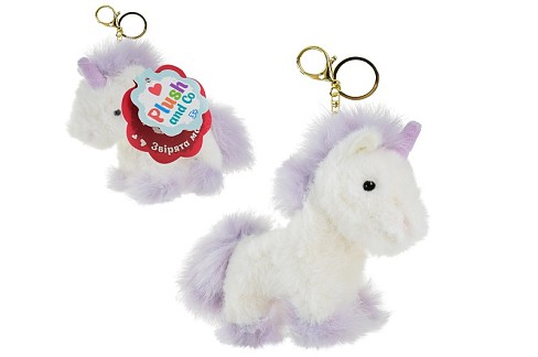 М'яка іграшка Plush and Co арт. PLC25023 (200шт) бузковий єдиноріг брелок 15см