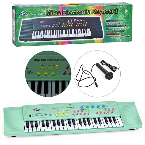 Синтезатор HY3738G (16шт) 74-21,5см, мікрофон, музика, запис, рег.гучності, музичні інструменти, USB