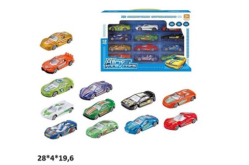 Набір модельок AY1803B метал.12шт.в кор.28*4*19,6 /48/