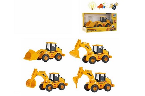 Трактор з ковшом 8061-1 інерц.батар.муз.світ.4в.кор.23*10*13 /72/