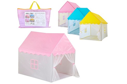 Намет MR 1305 (12шт) будиночок, 120-100-130см, вхід-сітка, на зав'язках, 2 вікна-сітка, підлога-заст