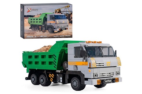 Конструктор 66029 (8шт) самоскид, 467дет, в кор-ці, 23-18-6см