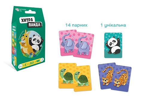 Карткова гра «Хитра панда»  До301235