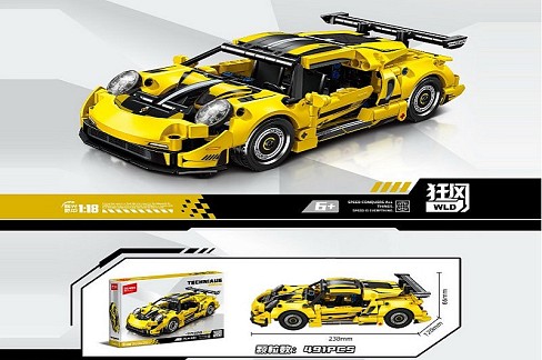 Конструктор. арт. 715320 (24шт)  491дет.Techniacue короб. 40,5*27,5*6,8см