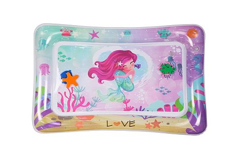 Килимок для немовляти TJ907 (36шт) 68-47,5см, русалка, надувний килимок, водяний килимок, у пакеті,