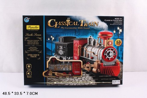 Залізна дорога арт. GY810-1 (24шт/2)  батар. світло,звук, короб. 48,5*33,5*7см