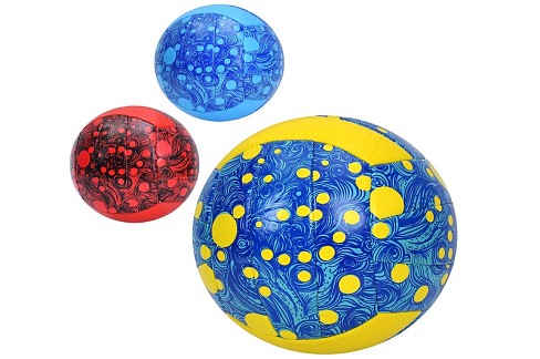 М'яч волейбольний MS 3816 (30шт) офіційний розмір, 260-280г, 3 кольори, у пакеті