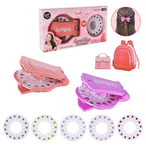 Набір перукаря арт. 861-2 (144шт/2)  стрази, прибор та запаски, аксес,  короб. 13,5*4*25,4 см