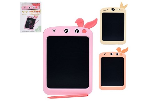 LCD планшет RY-102-4-6 (72шт) 8,5дюйм, для малювання, кольоровий, 3 види, бат(табл), в кор-ці, 16-26