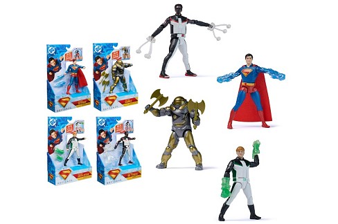 Іграшка фігурка арт. 6073190 (4шт) Superman, 15 см, з аксесуарами, у коробці 17,5*6*28 см