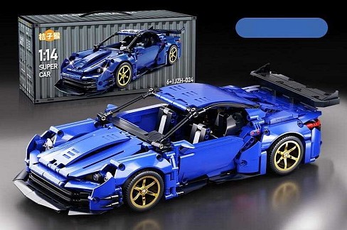 Конструктор JZH 024 (24) “Автомобіль”, масштаб 1:14, в коробці