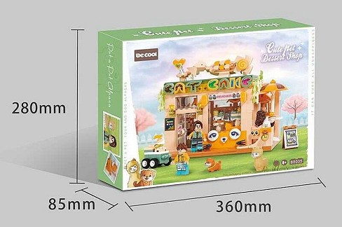 Конструктор 88005 (12) “Пекарня”, фігурки героїв і тварин, в коробці