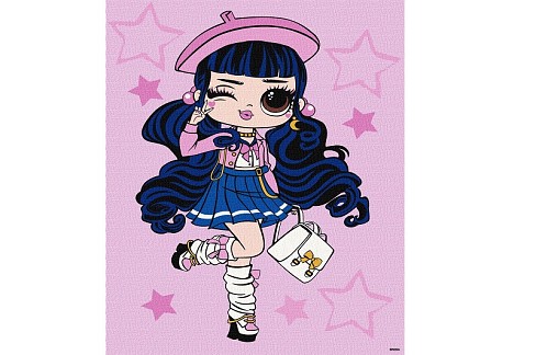 Картина по номерах для дітей L.O.L. Surprise! Tweens Aya Cherry" 30х40см  KHO6283"