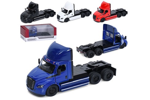 Модель вантажівка Freightliner eCascadia 5 KT5466W метал.інерц.відкр.дв.4кол.кор./96/"