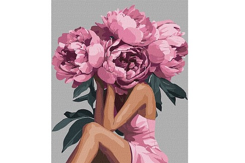 Картина по номерах Мрійливість з фарбами металiк extra" 30х40см  KHO8522"