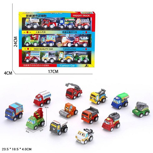 Набір машин арт. 5859 (96шт/2)   12машин, короб. 23,5*18,5*4см