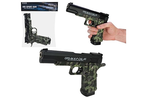 Пістолет мет. арт. A4-2 (48шт) у пакеті 30*19*3 см